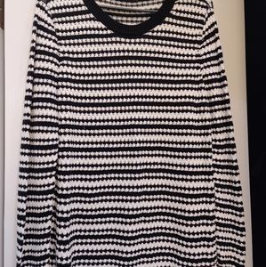Calvin Klein striped knit sweater